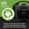 Instant Pot XL 140001901, 1200W, 7.1 l, 7 προγράμματα, έναρξη με καθυστέρηση, οθόνη LCD, Μαύρο