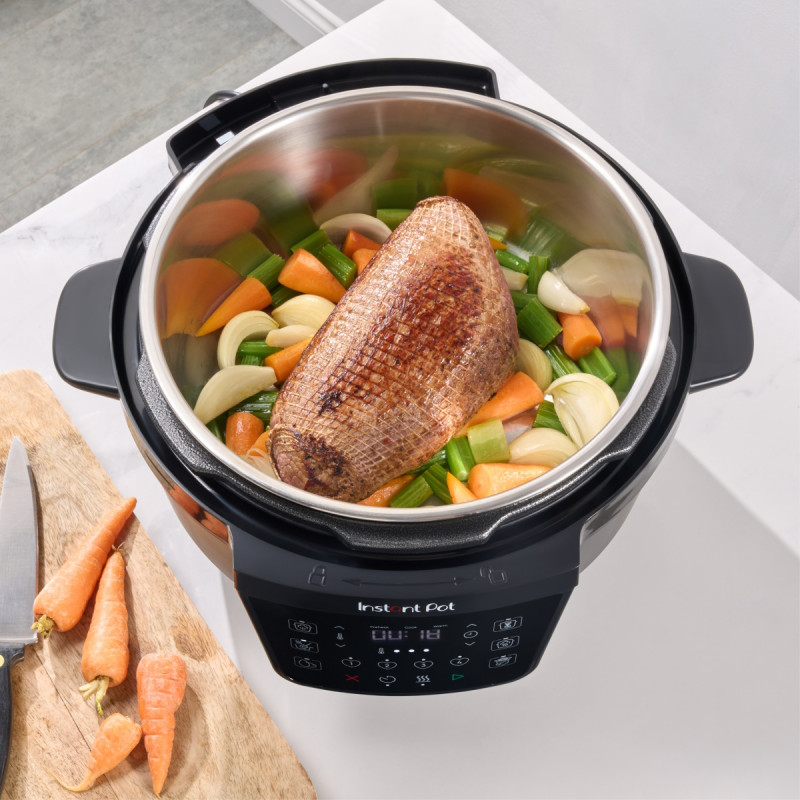 Instant Pot XL 140001901, 1200W, 7.1 l, 7 προγράμματα, έναρξη με καθυστέρηση, οθόνη LCD, Μαύρο