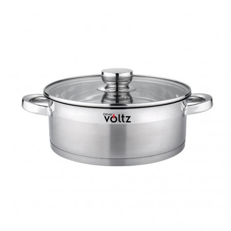 Κατσαρόλα Oliver Voltz OV51210Q22, 3 l, 22 x 8 cm, Επαγωγική, Ανοξείδωτο, Inox
