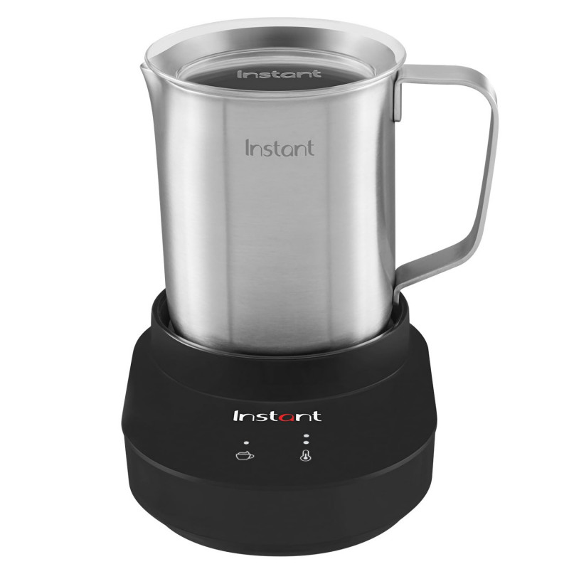 Instant Pot Frother Station 140345701EU, 600W, 500 ml, οθόνη αφής, χωρίς BPA/PFOA/PTFE, 3 ρυθμίσεις θερμοκρασίας, 3 επίπεδα αφρισμού, Inox/μαύρο