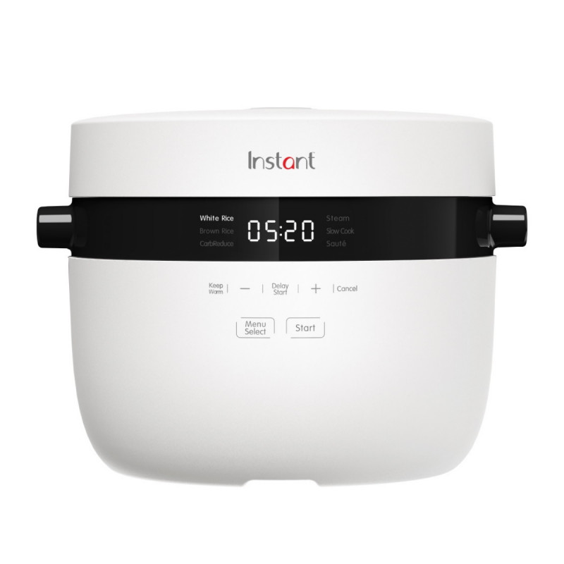 Μαγειρεύτρια ρυζιού Instant Pot 20 140500301, 860W, 5 l, 8 προγράμματα, CarbReduce, BPA/PFOA/PTFE free, Λευκό