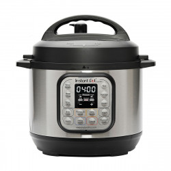 Μίνι χύτρα ταχύτητας Instant Pot Duo 110004501, 700W, 3L, 11 προγράμματα, 7 λειτουργίες, λειτουργία "Set and Forget", ανοξείδωτο ατσάλι, ασημί