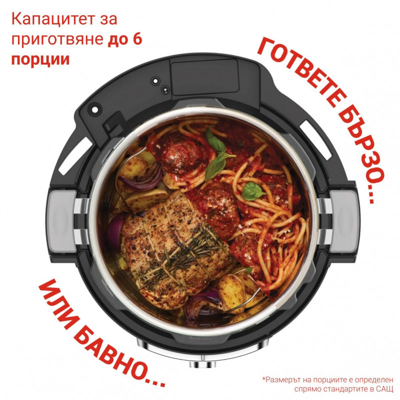 Instant Pot Pro Plus 112020101, 1200W, 5,7 l, 10 προγράμματα, έλεγχος WiFi, Ανοξείδωτο, Μαύρο