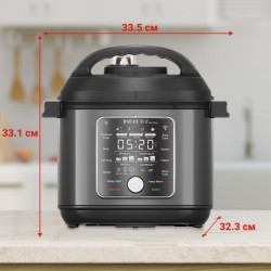 Instant Pot Pro Plus 112020101, 1200W, 5,7 l, 10 προγράμματα, έλεγχος WiFi, Ανοξείδωτο, Μαύρο