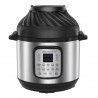 Instant Pot Duo Crisp + Φριτέζα αέρος 140004201, 1500 W, 8 L, 11 προγράμματα, καλάθι φριτέζας αέρος, EvenCrisp, Inox