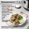 Instant Pot Duo Crisp + Φριτέζα αέρος 140004201, 1500 W, 8 L, 11 προγράμματα, καλάθι φριτέζας αέρος, EvenCrisp, Inox