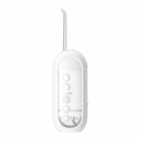 Oclean W10 Lite Οδοντιατρικό ντους, 3 λειτουργίες, 2 ακροφύσια, 1200 παλμοί ανά λεπτό, έως 140 PSI, USB-C, Λευκό