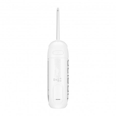 Oclean W10 Lite Οδοντιατρικό ντους, 3 λειτουργίες, 2 ακροφύσια, 1200 παλμοί ανά λεπτό, έως 140 PSI, USB-C, Λευκό
