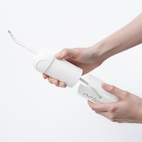 Oclean W10 Lite Οδοντιατρικό ντους, 3 λειτουργίες, 2 ακροφύσια, 1200 παλμοί ανά λεπτό, έως 140 PSI, USB-C, Λευκό