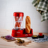 Συσκευή για Hot Dog Maker Voltz OV51984A, 365W, Λειτουργία βρασμού αυγών, αντικολλητική επίστρωση, κόκκινο