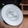 Σετ μαγειρικών σκευών Rosberg R51210L12, 12 τεμάχια, Πολυστρωματικός πυθμένας, 2.0/6.5 λίτρα, Επαγωγή, Inox