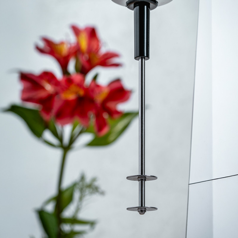 Επιτραπέζια φραπεδιέρα Oliver Voltz OV51163D, 100W, 2 ταχύτητες, Ανοξείδωτος αναδευτήρας, Ανοξείδωτο/μαύρο