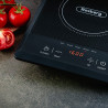 Επιτραπέζια εστία επαγωγική μονή Rosberg R51445J, 2000W, 8 ρύθμισεις θερμοκρασίας, 5 λειτουργίες, LED, Μαύρο