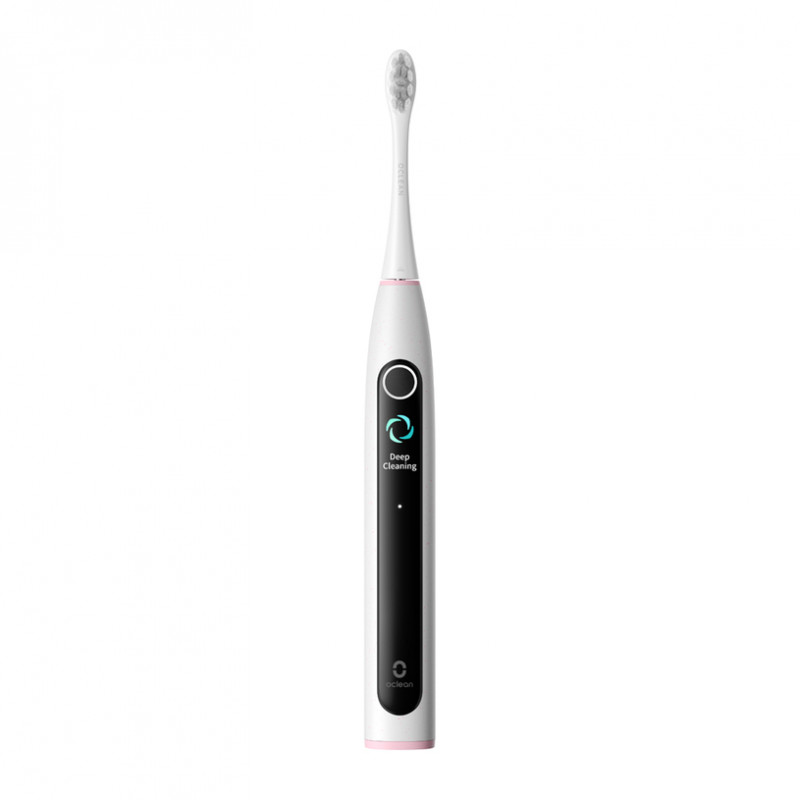 Ηλεκτρική οδοντόβουρτσα Oclean X Lite, 72000 στροφές ανά λεπτό, 5 λειτουργίες, Smart, Οθόνη αφής, Αυτονομία έως 40 ημέρες, Αναφορά καθαρισμένων περιοχών, Γκρι ανοιχτό χρώμα