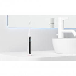 Ηλεκτρική οδοντόβουρτσα Oclean X Lite, 72000 στροφές ανά λεπτό, 5 λειτουργίες, Smart, Οθόνη αφής, Αυτονομία έως 40 ημέρες, Αναφορά καθαρισμένων περιοχών, Γκρι ανοιχτό χρώμα