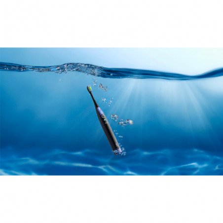 Ηλεκτρική οδοντόβουρτσα Oclean X Lite, 72000 στροφές ανά λεπτό, 5 λειτουργίες, Smart, Οθόνη αφής, Αυτονομία έως 40 ημέρες, Αναφορά καθαρισμένων περιοχών, Σκούρο μπλε