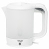 Ηλεκτρικός βραστήρας Adler AD 1381, 900W, 0.5 l, 2 φλιτζάνια και κουτάλα, Επίπεδο θερμαντικό στοιχείο, Προστασία υπερθέρμανσης, Λευκό