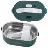 Ηλεκτρικό κουτί φαγητού Adler AD 4522, 45W, 0.8 l, Μέχρι 70C, Δοχείο από ανοξείδωτο ατσάλι, Θερμοσακούλα, Πράσινο