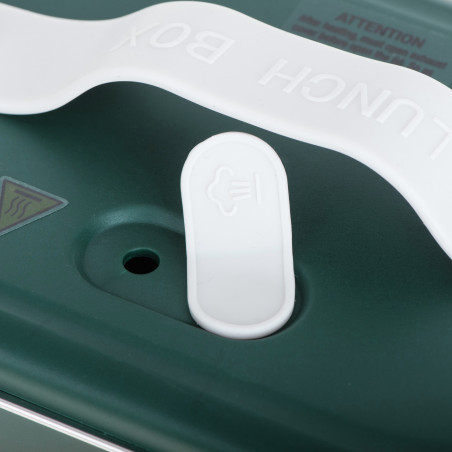 Ηλεκτρικό κουτί φαγητού Adler AD 4522, 45W, 0.8 l, Μέχρι 70C, Δοχείο από ανοξείδωτο ατσάλι, Θερμοσακούλα, Πράσινο