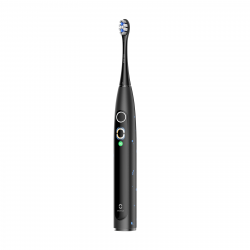 Παιδική ηλεκτρική οδοντόβουρτσα Oclean X Kids Set, 2.5W, 72000 rpm, 5 λειτουργίες, Χρονοδιακόπτης, Αυτονομία έως 40 ημέρες, Oclean OS, Τύπος C, Θήκη, Μαύρο