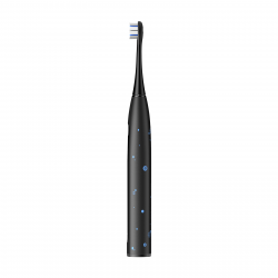 Παιδική ηλεκτρική οδοντόβουρτσα Oclean X Kids Set, 2.5W, 72000 rpm, 5 λειτουργίες, Χρονοδιακόπτης, Αυτονομία έως 40 ημέρες, Oclean OS, Τύπος C, Θήκη, Μαύρο