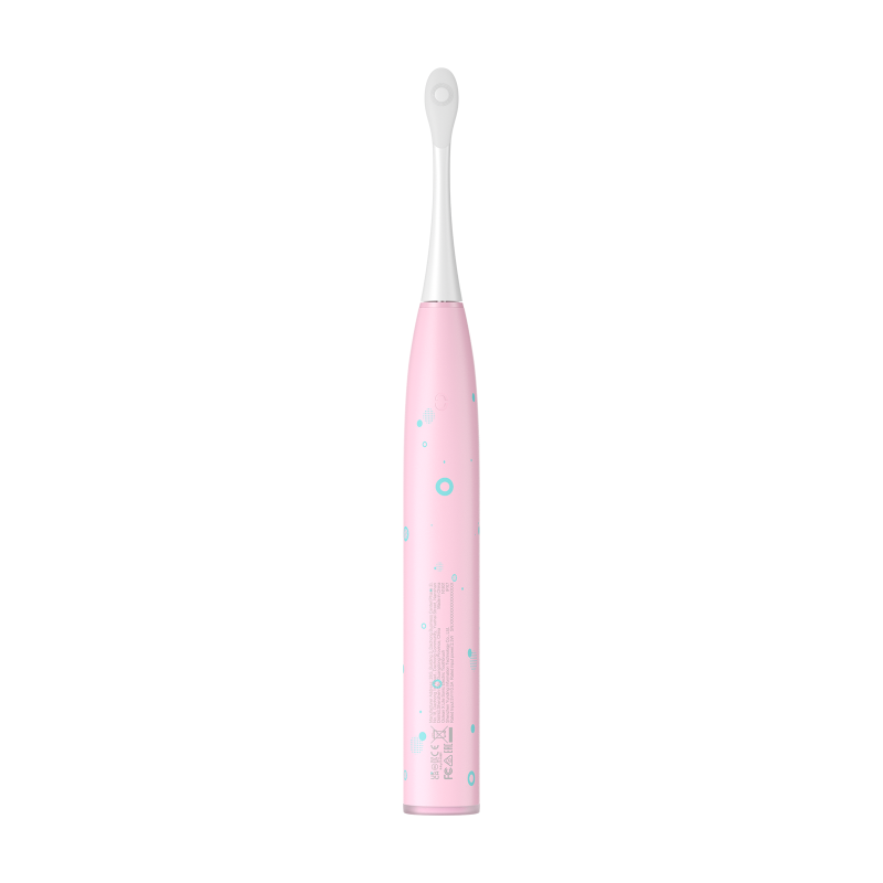 Παιδική ηλεκτρική οδοντόβουρτσα Oclean X Kids Set, 2.5W, 72000 rpm, 5 λειτουργίες, Χρονοδιακόπτης, Αυτονομία έως 40 ημέρες, Oclean OS, Τύπος C, Θήκη, Ροζ