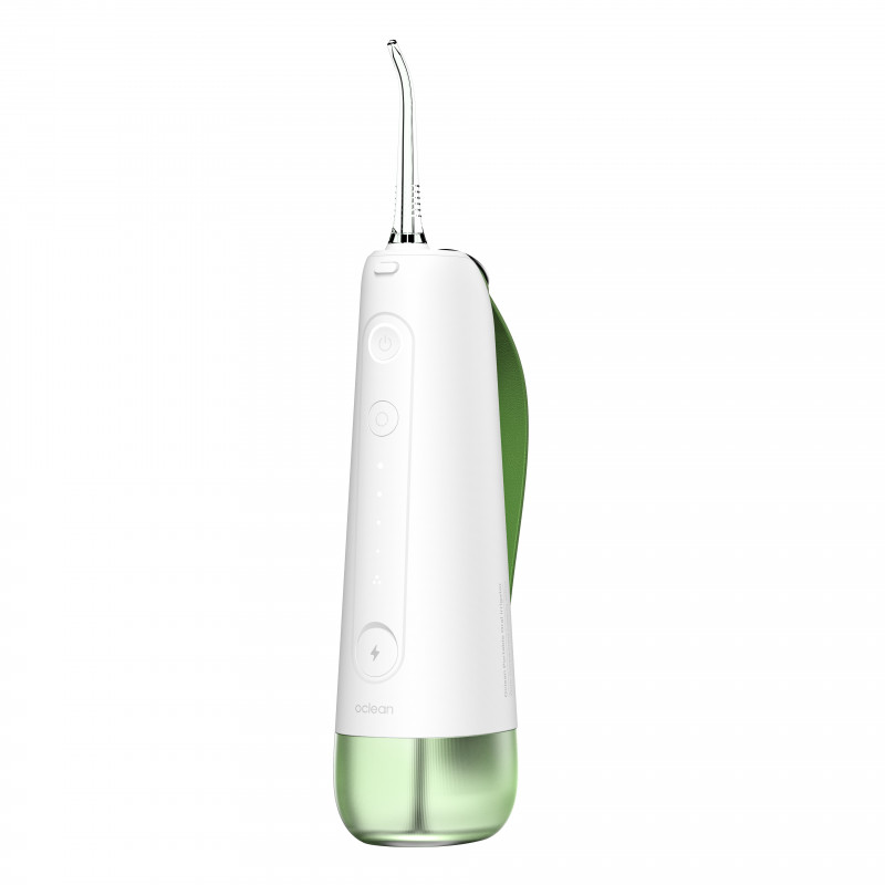 Οδοντιατρικό ντους Oclean W10, 5 λειτουργίες, 2 ακροφύσια, 200 ml, 1400 παλμοί ανά λεπτό, IPX7, USB-C, πράσινο