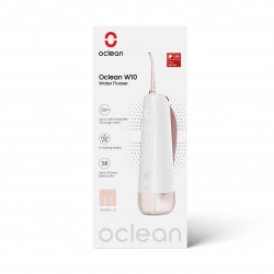 Οδοντιατρικό ντους Oclean W10, 5 λειτουργίες, 2 ακροφύσια, 200 ml, 1400 παλμοί ανά λεπτό, IPX7, USB-C, ροζ