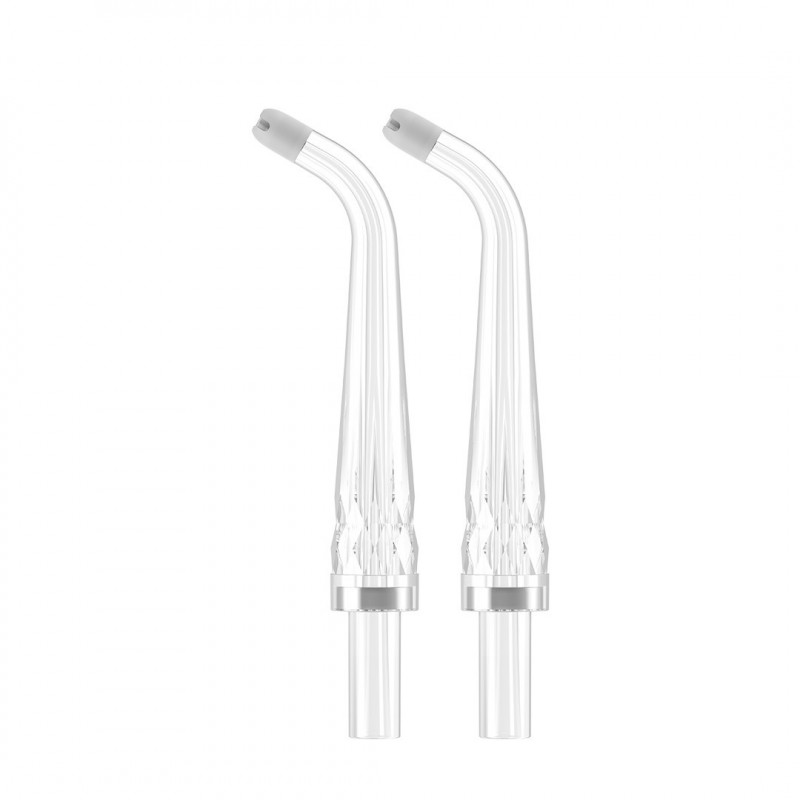 Σετ 2 ορθοδοντικών ακροφυσίων Oclean N20 Nozzle, Συμβατό με AirPump A10, Καθημερινός καθαρισμός, Διαφανές