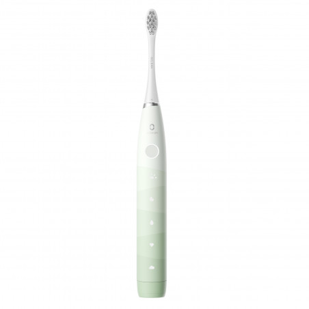 Ηλεκτρική οδοντόβουρτσα Oclean Flow S, 1.85W, 76000 rpm, 5 λειτουργίες, Χρονοδιακόπτης, Αυτονομία έως 180 ημέρες, Τύπος-C, Αντιβακτηριακή επιφάνεια, Πράσινο