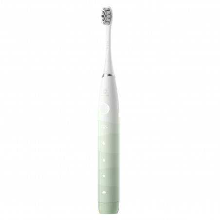 Ηλεκτρική οδοντόβουρτσα Oclean Flow S, 1.85W, 76000 rpm, 5 λειτουργίες, Χρονοδιακόπτης, Αυτονομία έως 180 ημέρες, Τύπος-C, Αντιβακτηριακή επιφάνεια, Πράσινο