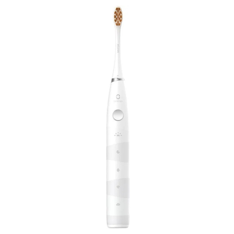 Ηλεκτρική οδοντόβουρτσα Oclean Flow S, 1.85W, 76000 rpm, 5 λειτουργίες, Χρονοδιακόπτης, Αυτονομία έως 180 ημέρες, Τύπος-C, Αντιβακτηριακή επιφάνεια, Λευκό