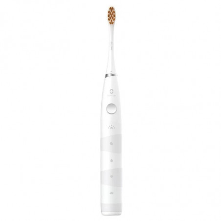 Ηλεκτρική οδοντόβουρτσα Oclean Flow S, 1.85W, 76000 rpm, 5 λειτουργίες, Χρονοδιακόπτης, Αυτονομία έως 180 ημέρες, Τύπος-C, Αντιβακτηριακή επιφάνεια, Λευκό