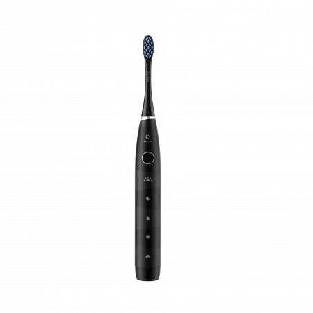 Ηλεκτρική οδοντόβουρτσα Oclean Flow S, 1.85W, 76000 rpm, 5 λειτουργίες, Χρονοδιακόπτης, Αυτονομία έως 180 ημέρες, Type-C, Αντιβακτηριακή επιφάνεια, Μαύρο