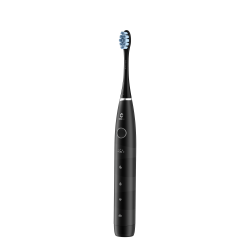 Ηλεκτρική οδοντόβουρτσα Oclean Flow S, 1.85W, 76000 rpm, 5 λειτουργίες, Χρονοδιακόπτης, Αυτονομία έως 180 ημέρες, Type-C, Αντιβακτηριακή επιφάνεια, Μαύρο