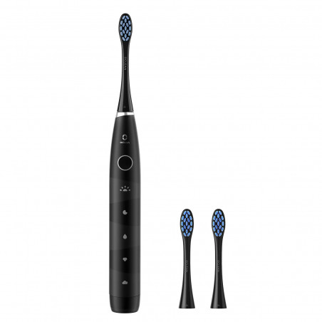 Ηλεκτρική οδοντόβουρτσα Oclean Flow S, 1.85W, 76000 rpm, 5 λειτουργίες, Χρονοδιακόπτης, Αυτονομία έως 180 ημέρες, Type-C, Αντιβακτηριακή επιφάνεια, Μαύρο