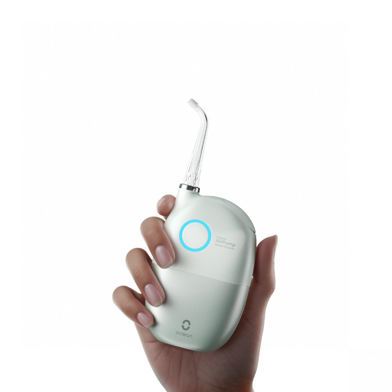 Oclean AirPump A10, 3 λειτουργίες, 2 ακροφύσια, αυτονομία 40 ημερών, IPX7, USB-C, γκρι