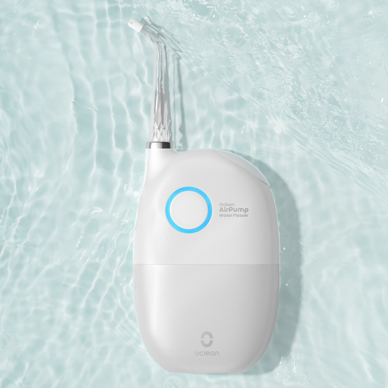 Oclean AirPump A10, 3 λειτουργίες, 2 ακροφύσια, αυτονομία 40 ημερών, IPX7, USB-C, γκρι