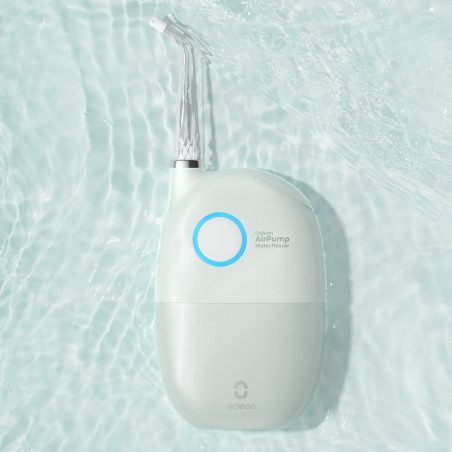 Oclean AirPump A10, 3 λειτουργίες, 2 ακροφύσια, αυτονομία 40 ημερών, IPX7, USB-C, πράσινο