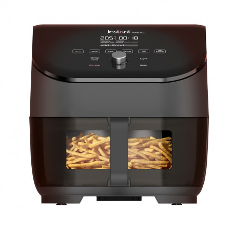 Φριτέζα ζεστού αέρα Instant Pot Vortex Plus Clearcook 140309701, 1700W, 5,7 l, 6 προγράμματα, 35-205C, Εσωτερικό φως, Μαύρο