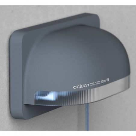 Αποστειρωτής οδοντόβουρτσας Oclean S1, 0,7W, Αυτόματη λειτουργία, 1000 mAh, 99,9% απόδοση, Αυτονομία 20 ημέρες, USB-C, Γκρι