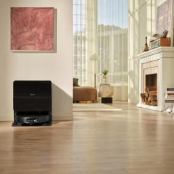 Ρομποτική ηλεκτρική σκούπα με AI Roborock Saros 10, 65W, 22000 Pa, 270 ml, SMART, Στεγνός και υγρός καθαρισμός, LiDAR, StarSight, 180 λεπτά αυτονομίας, Μαύρο
