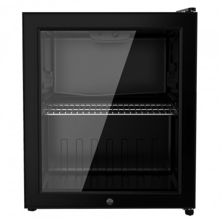 Ψυγείο mini bar Crown CM50 BL, 50 l, 0-10C, Στατικό σύστημα, φωτισμός LED, Μαύρο