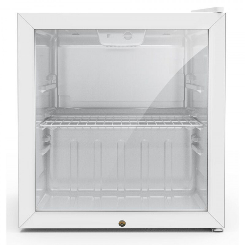 Ψυγείο mini bar Crown CM50 WH, 50 l, 0-10C, Στατικό σύστημα, φωτισμός LED, Λευκό