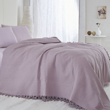 Saheser 157SHS5204 100% pamuk perm, 220x240 cm, 340 g/m2, 96 νήματα, 30C, λιλά
