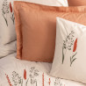 Σετ κλινοσκεπασμάτων Cotton Box 129CTN4428, 100% βαμβάκι, 6 τεμάχια, κάλυμμα 200x220 cm, σεντόνι 240x260 cm, κάλυμμα 50x70 cm, εκρού/πορτοκαλί