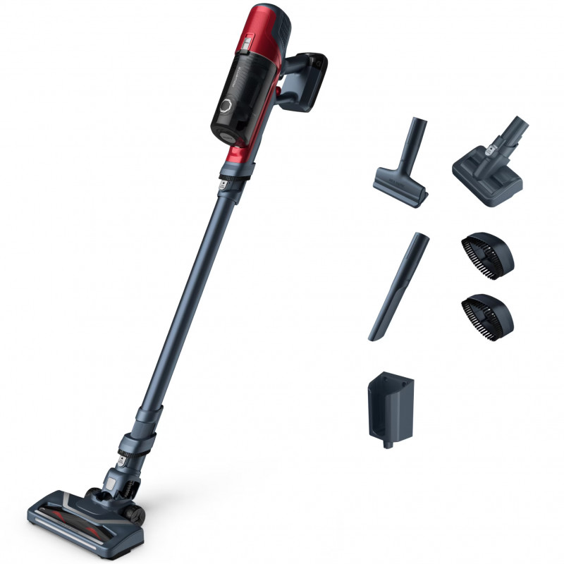 Rowenta X-Pert 6.60 Animal Care RH6878WO, 100W, 2 λειτουργίες, 0,6 λίτρα, 85 dB, αυτονομία 1 ώρα, φωτισμός LED, Cherven/μαύρο