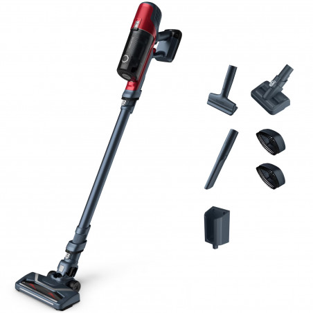 Rowenta X-Pert 6.60 Animal Care RH6878WO, 100W, 2 λειτουργίες, 0,6 λίτρα, 85 dB, αυτονομία 1 ώρα, φωτισμός LED, Cherven/μαύρο