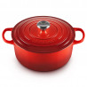 Le Creuset χυτοσιδηρή κατσαρόλα 24147260912, 5.6 l, 26 cm, Μέχρι 260C, Επίστρωση σμάλτου, Επαγωγή, Φούρνος, Κόκκινο