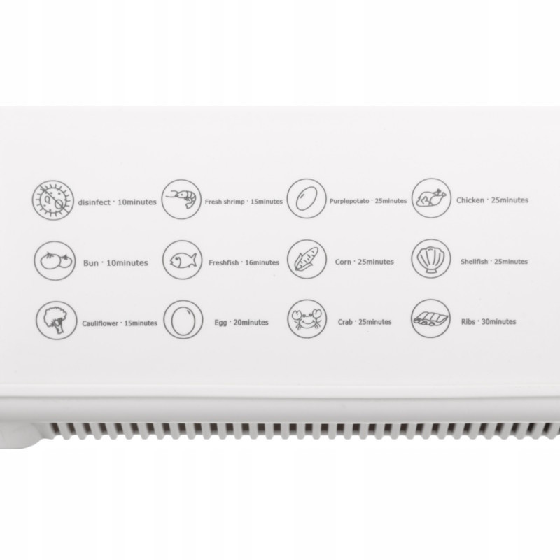 Ατμομάγειρας Saturn ST-EC1187, 1500W, 12 l, Αυτόματη διακοπή, Ένδειξη στάθμης νερού, Λευκό